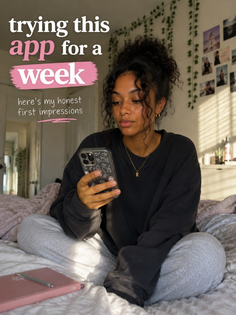 Brianna J. trying a productivity app for a week