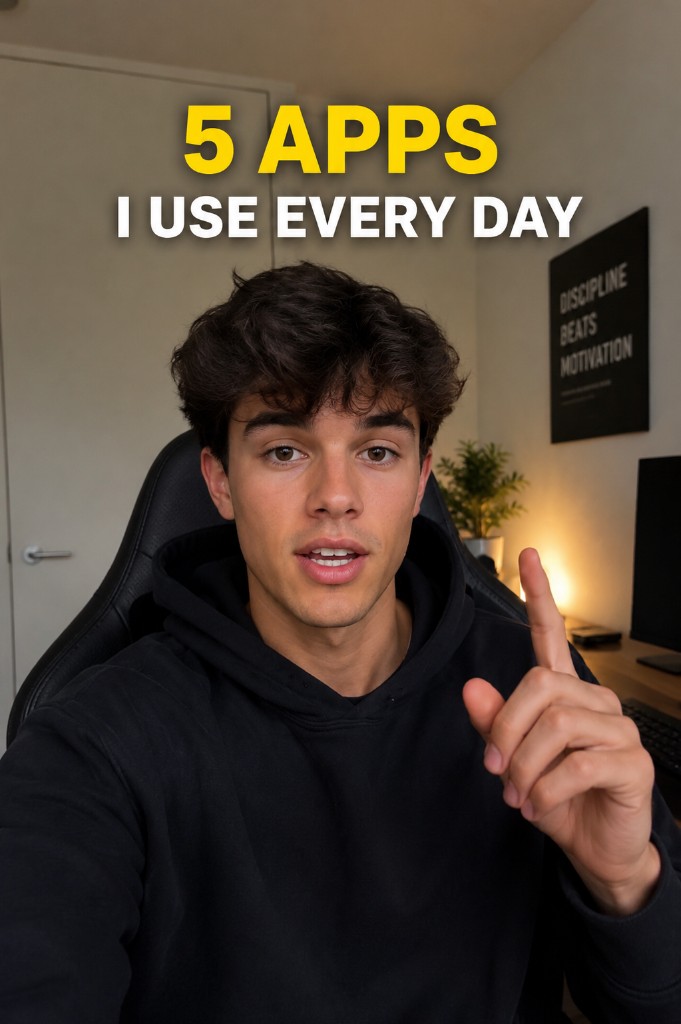 Colby sharing five apps he uses every day